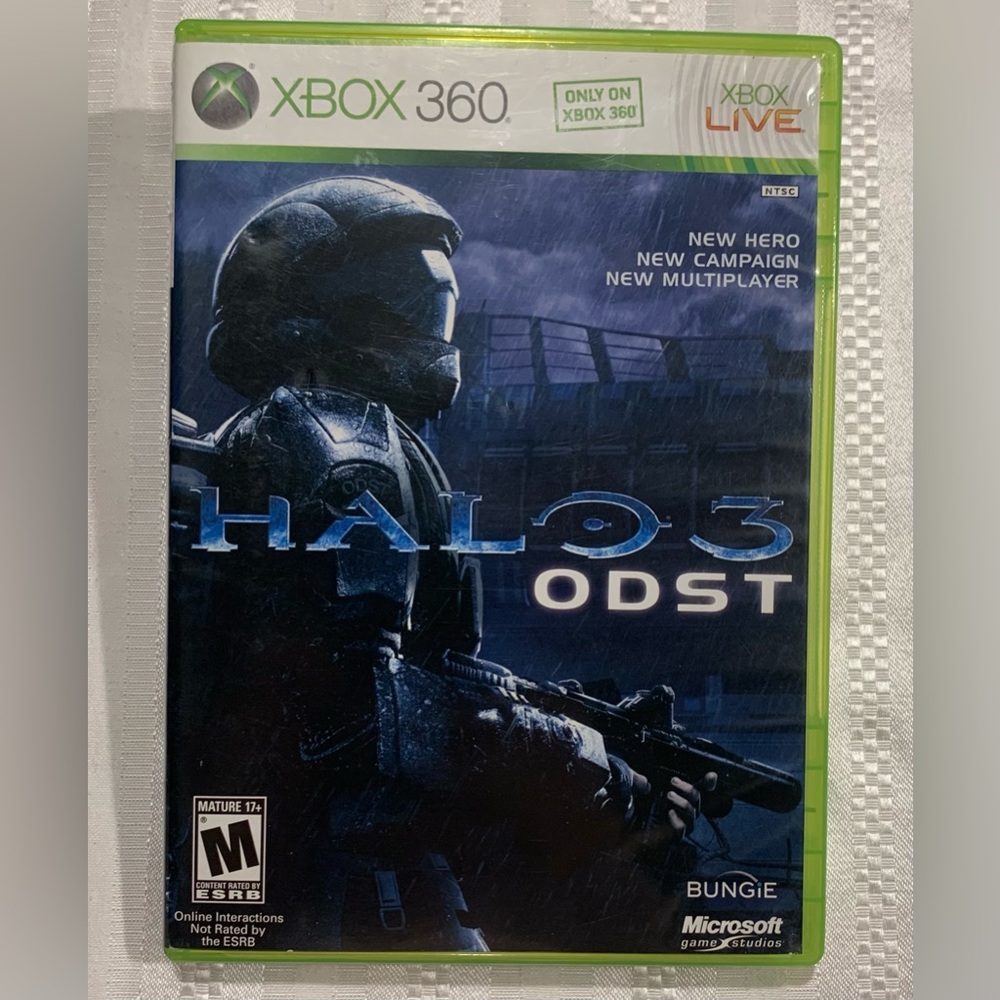 Halo 3 ODST XBOX 360 Video Game